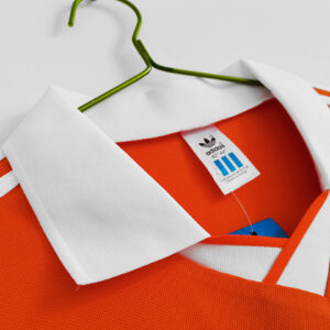 Camiseta Países Bajos 1988 Retro Local - textura de la tela