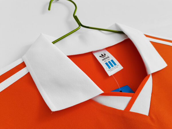 Camiseta Países Bajos 1988 Retro Local - textura de la tela