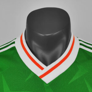 Camiseta República de Irlanda 1994/1996 Retro Local - detalle hombro