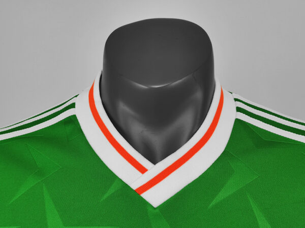 Camiseta República de Irlanda 1994/1996 Retro Local - detalle hombro