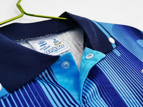 Camiseta Tottenham Hotspur 1988 Retro Local - detalle parte inferior