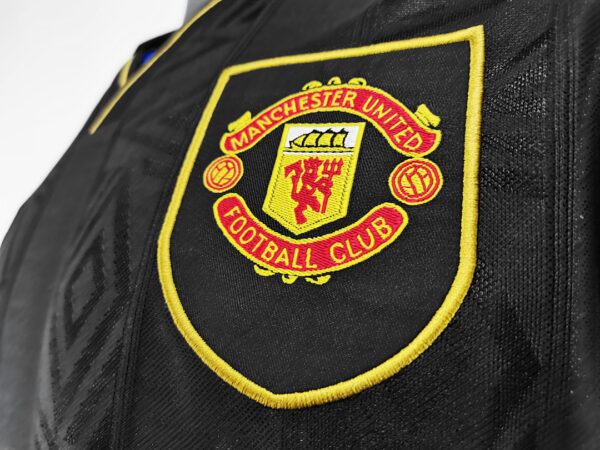Camiseta Manchester United 1992 Retro Visita - detalle