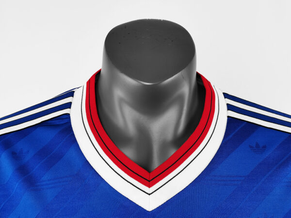 Camiseta Manchester United 1985 Local - detalle textura tela