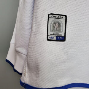 Camiseta Chelsea 2003-2005 Retro Visita - detalle Umbro y franjas