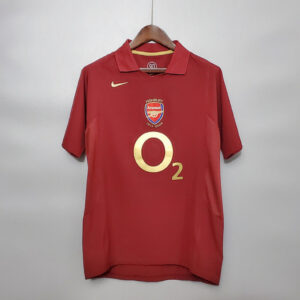 Camiseta Arsenal 2005/2006 Retro Local - vista lateral