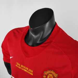 Camiseta Manchester United 2007/2008 Retro Local - detalle