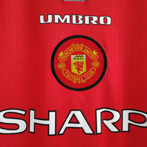 Camiseta Manchester United 2006/07 Retro Local - detalle etiqueta Umbro