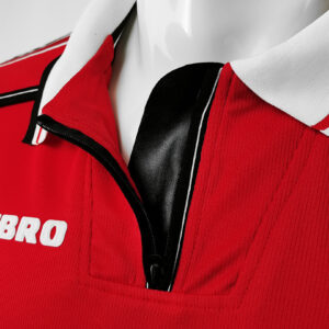 Camiseta Manchester United 2000/02 Retro Local Manga Larga - detalle