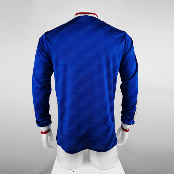 Camiseta Manchester United 1999 Retro Local Manga Larga - detalle tejido
