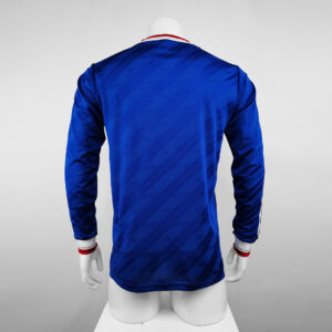 Camiseta Manchester United 1986 Retro Alternativa Manga Larga - patrón de tela