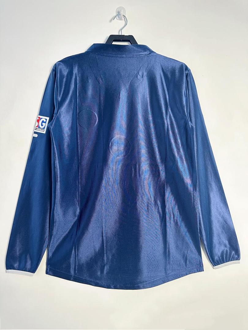 Camiseta Paris Saint-Germain 1999/2000 Retro Local Manga Larga - vista trasera