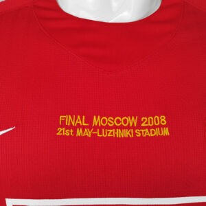 Camiseta Manchester United 2008 Retro Local Manga Larga - detalle