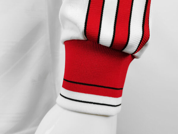Camiseta Manchester United 1986 Retro Visita Manga Larga - detalle lateral