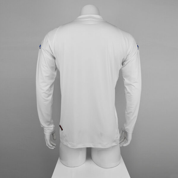 Camiseta AC Milan 2009-2010 Retro Visita Manga Larga - detalle