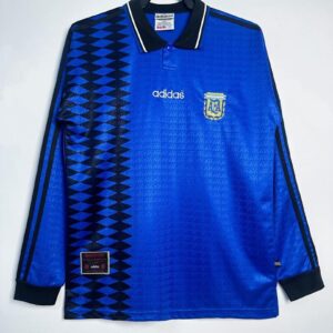 Camiseta Argentina 1994 Retro Visita Manga Larga - vista frontal