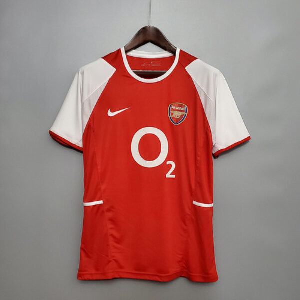 Camiseta Arsenal 2003/2004 Retro Local - detalle