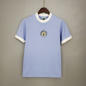 Camiseta Manchester City Retro Local - detalle inferior