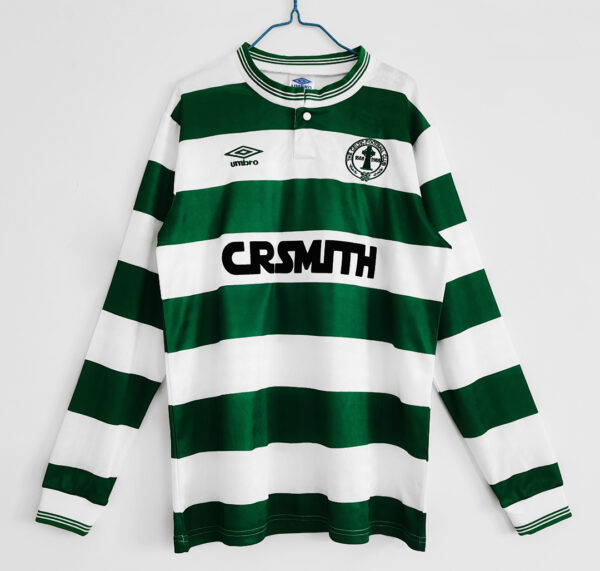 Camiseta Celtic FC 1995 Retro Visita Manga Larga - vista frontal