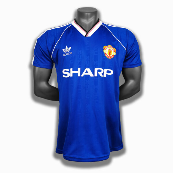 Camiseta Manchester United 1988 Retro Visita - vista frontal