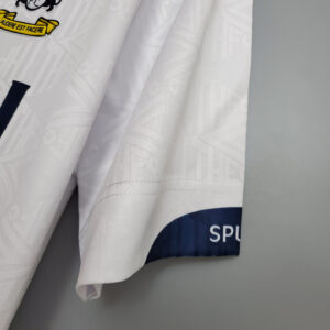 Camiseta Tottenham Hotspur 1998 Retro Local - detalle marca Umbro en manga