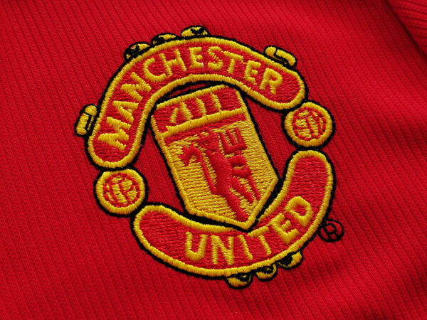 Camiseta Manchester United 1993 Retro Local - detalle del material
