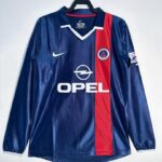 Camiseta Paris Saint-Germain 1999/2000 Retro Local Manga Larga - vista frontal