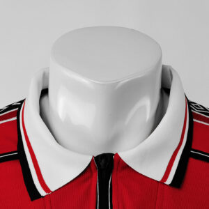 Camiseta Manchester United 2000/02 Retro Local Manga Larga - detalle