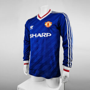Camiseta Manchester United 1999 Retro Local Manga Larga - detalle hombro