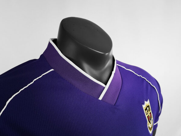 Camiseta Derby County 1996 Retro Alternativa - detalle color purpura