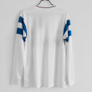 Camiseta Olympique de Marsella 1990/91 Retro Local Manga Larga - detalle