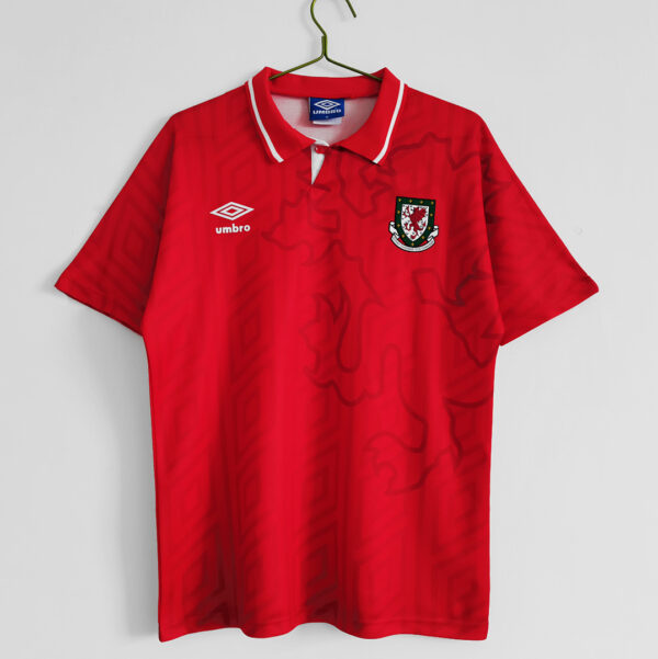 Camiseta Gales 1990/1992 Visita Retro - detalle