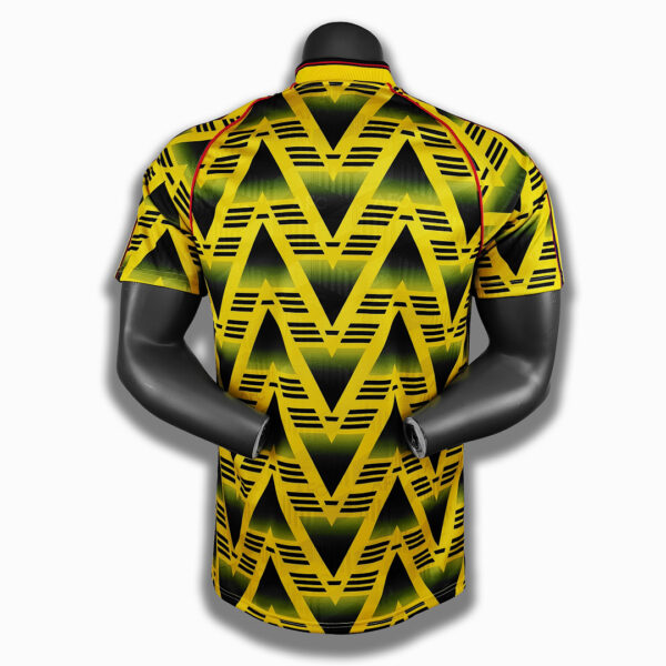 Camiseta Arsenal 1988 Retro Visita - detalle del tejido