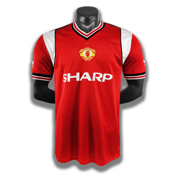 Camiseta Manchester United 1983 Retro Local - vista frontal