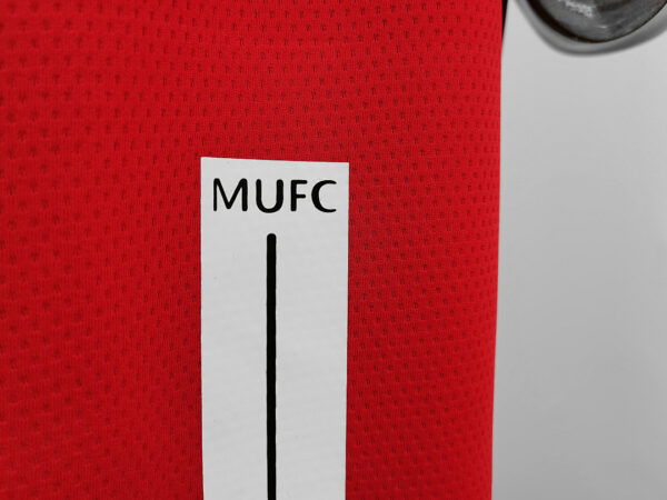 Camiseta Manchester United 2007/2008 Retro Local - detalle