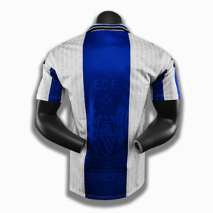 Camiseta Manchester United 1985 Visita Retro - detalle textura tela