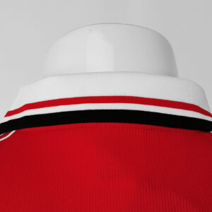 Camiseta Manchester United 2000/02 Retro Local Manga Larga - detalle
