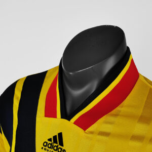 Camiseta Arsenal 1999 Retro Visita - detalle franjas