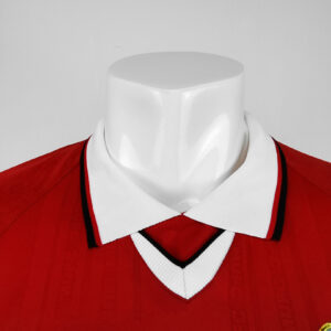 Camiseta Manchester United 1999 Retro Local Manga Larga - detalle