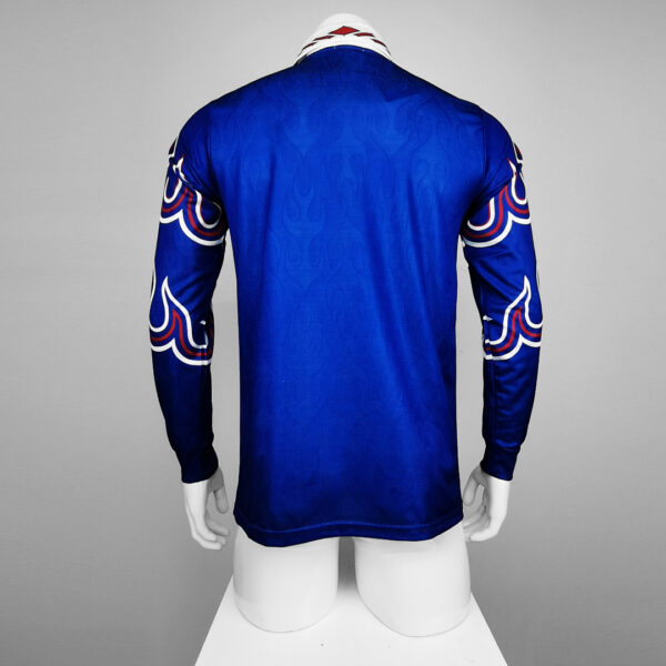 Camiseta Japón 1998 Retro Local Manga Larga - detalle textura tela