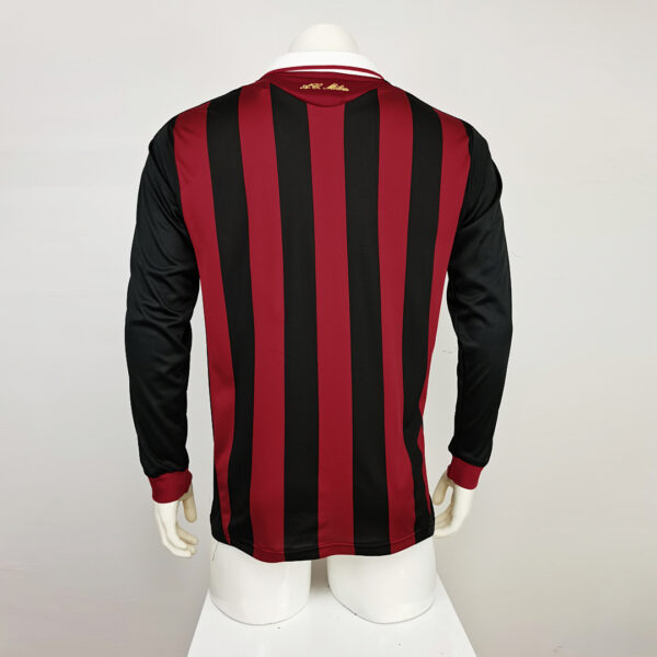 Camiseta AC Milan 2006/07 Retro Local Manga Larga - detalle