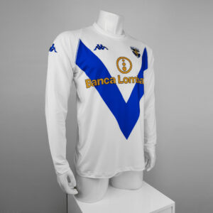 Camiseta AC Milan 2009-2010 Retro Visita Manga Larga - detalle