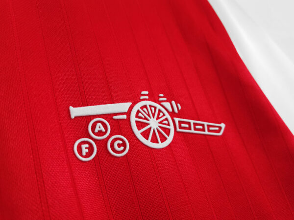 Camiseta Arsenal 1986 Retro Local - detalle