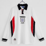 Camiseta Inglaterra 1988 Retro Local Manga Larga - vista frontal