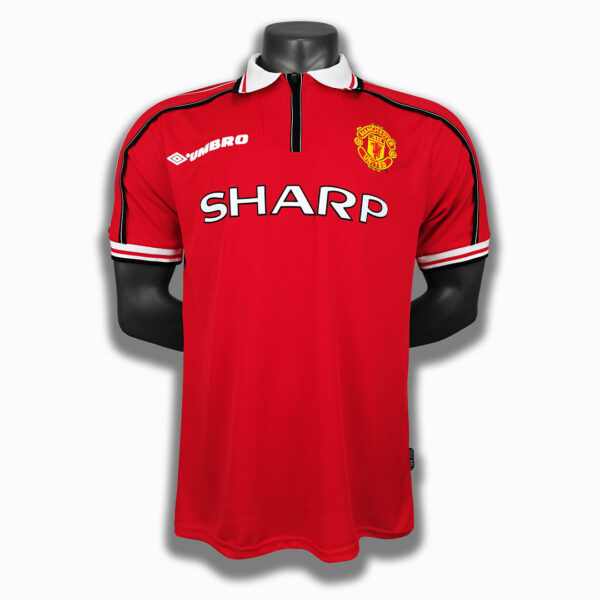 Camiseta Manchester United 1996/1998 Retro Local - vista frontal