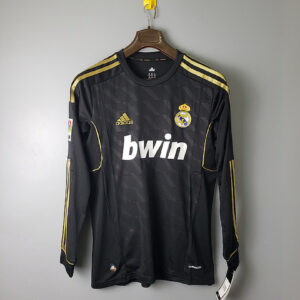 Camiseta Real Madrid 2010/11 Visita Manga Larga - vista trasera (referencial)