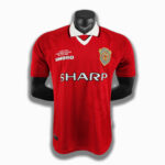 Camiseta Manchester United 1999 Retro Local - vista frontal
