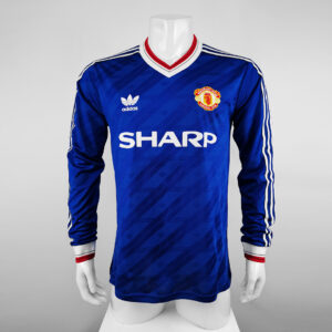 Camiseta Manchester United 1999 Retro Local Manga Larga - detalle