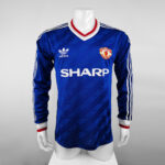Camiseta Manchester United 1986 Retro Alternativa Manga Larga - vista frontal