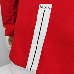 Camiseta Manchester United 2008 Retro Local Manga Larga - detalle