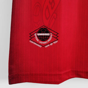 Camiseta Manchester United 1986 Retro Local Manga Larga - vista frontal